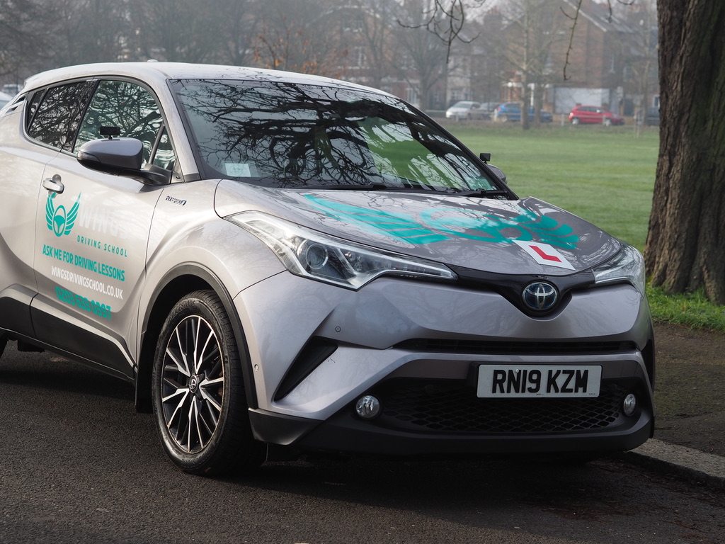 Wings Driving School branded Toyota C-HR